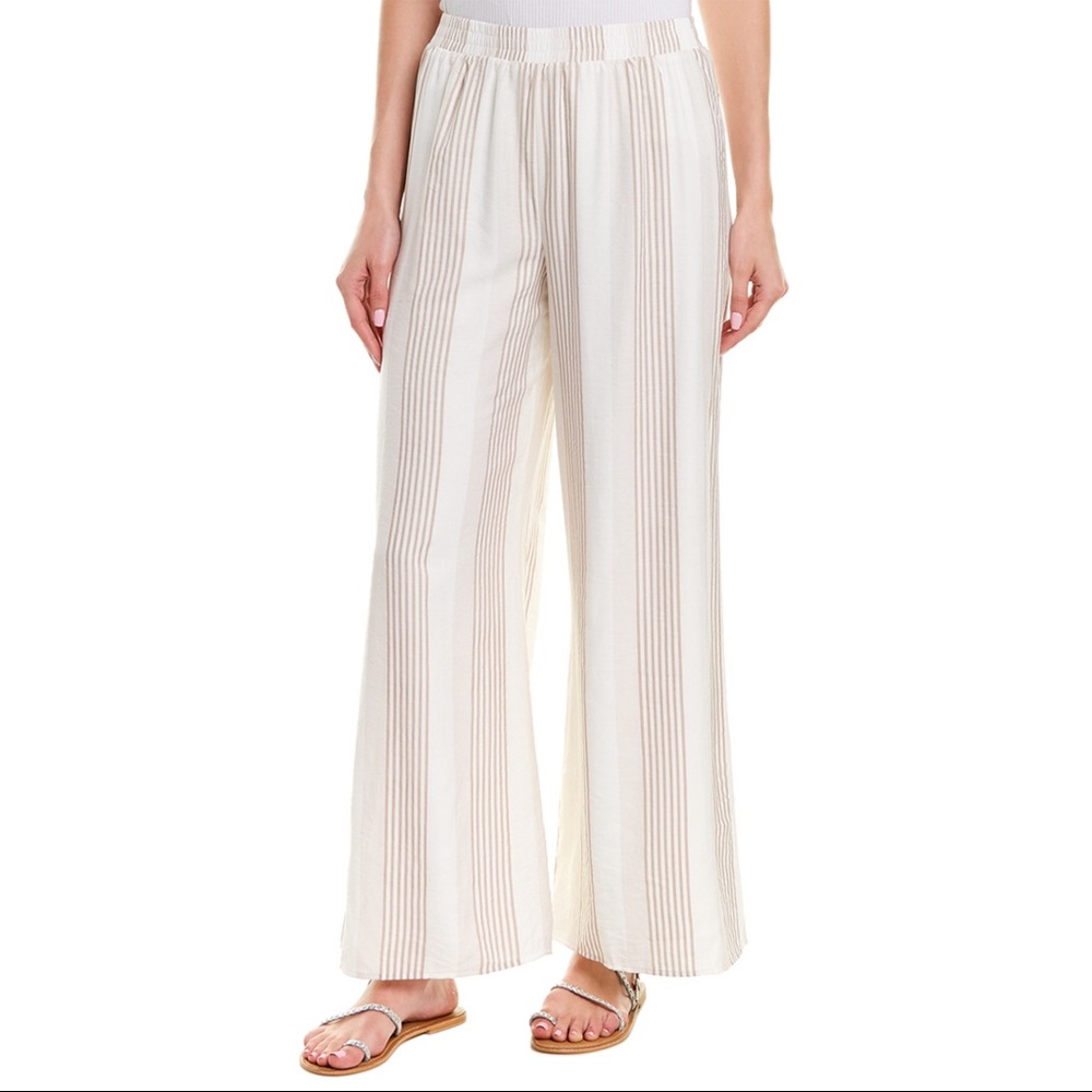 NWT Sage The Label Asher Striped Wide Leg Pant